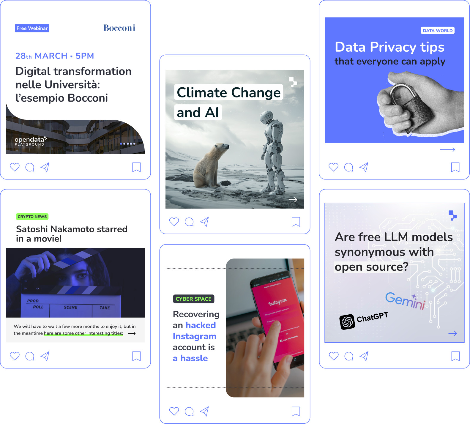 Open Data Playground, Social Media